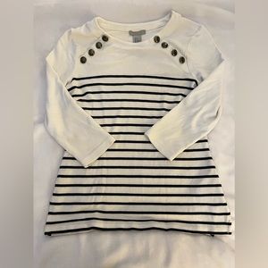 H&M striped 3/4 long sleeves. Size small.